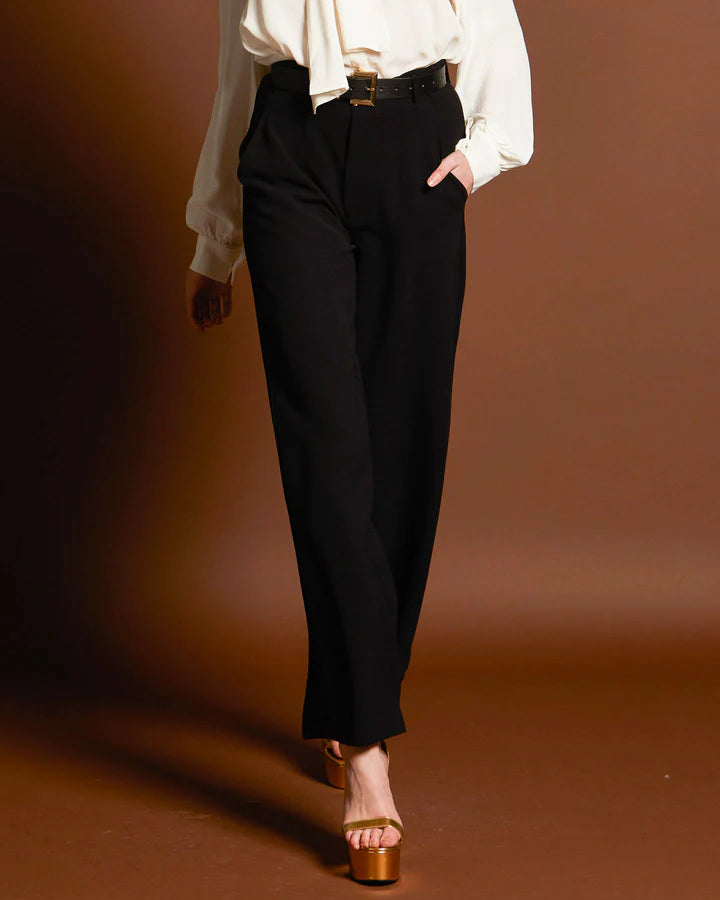 FATE+BECKER BRIGHTSIDE TAILORED PANT BLACK