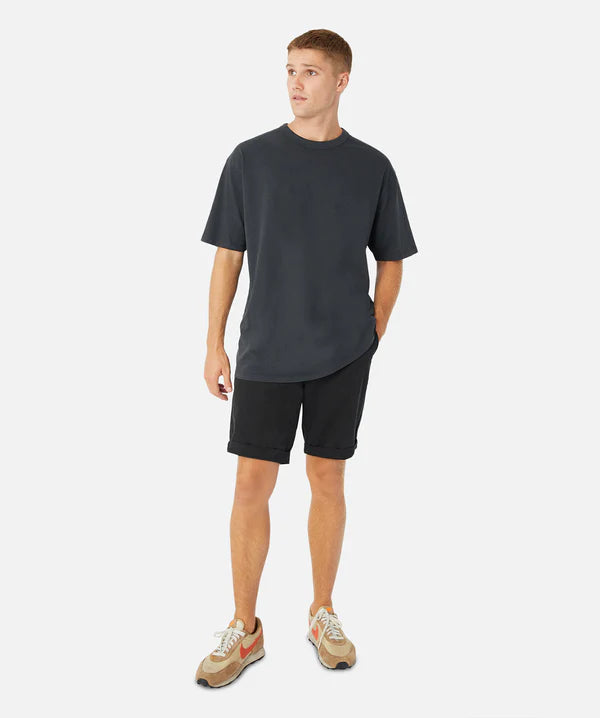 INDUSTRIE THE RINSE DRIFTER SHORT BLACK