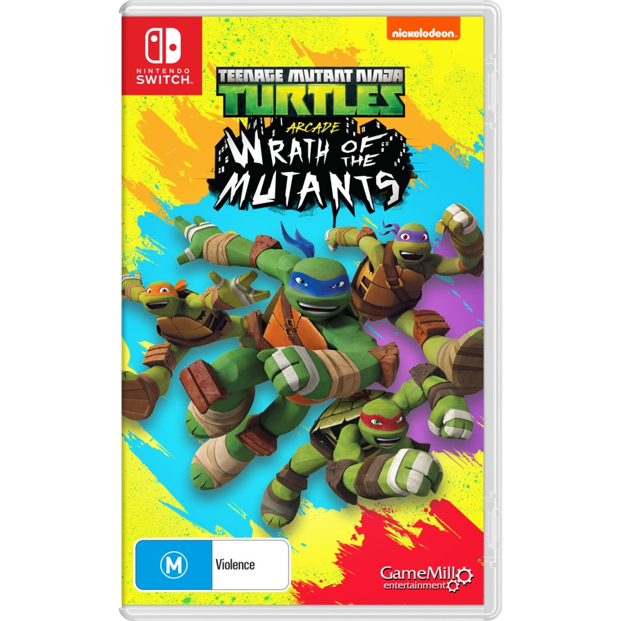 NINTENDO SWITCH TEENAGE MUTANT NINJA TURTLES ARCADE WRATH OF THE MUTANTS