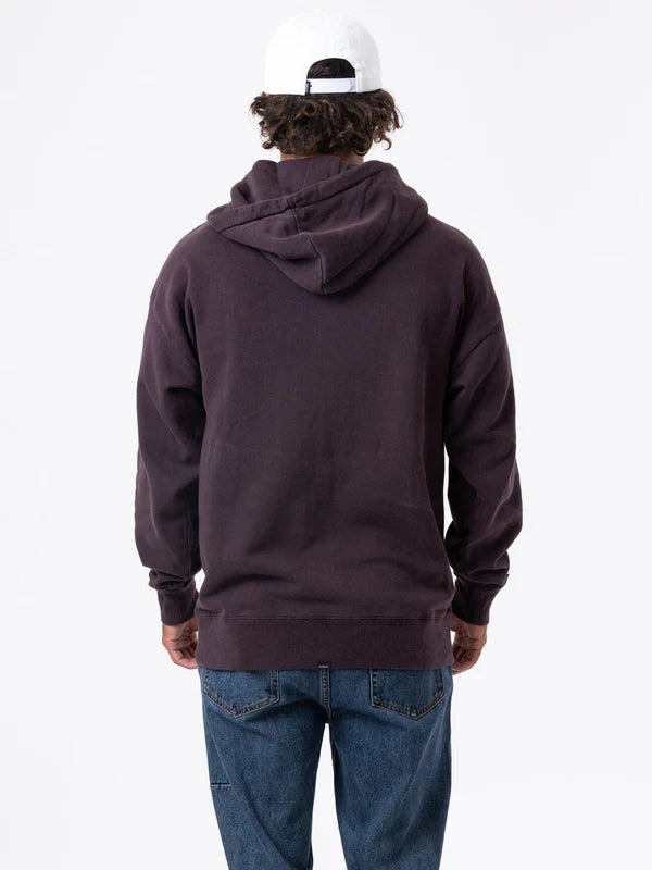 THRILLS MINIMAL THRILLS SLOUCH PULL ON HOOD DEEP PLUM