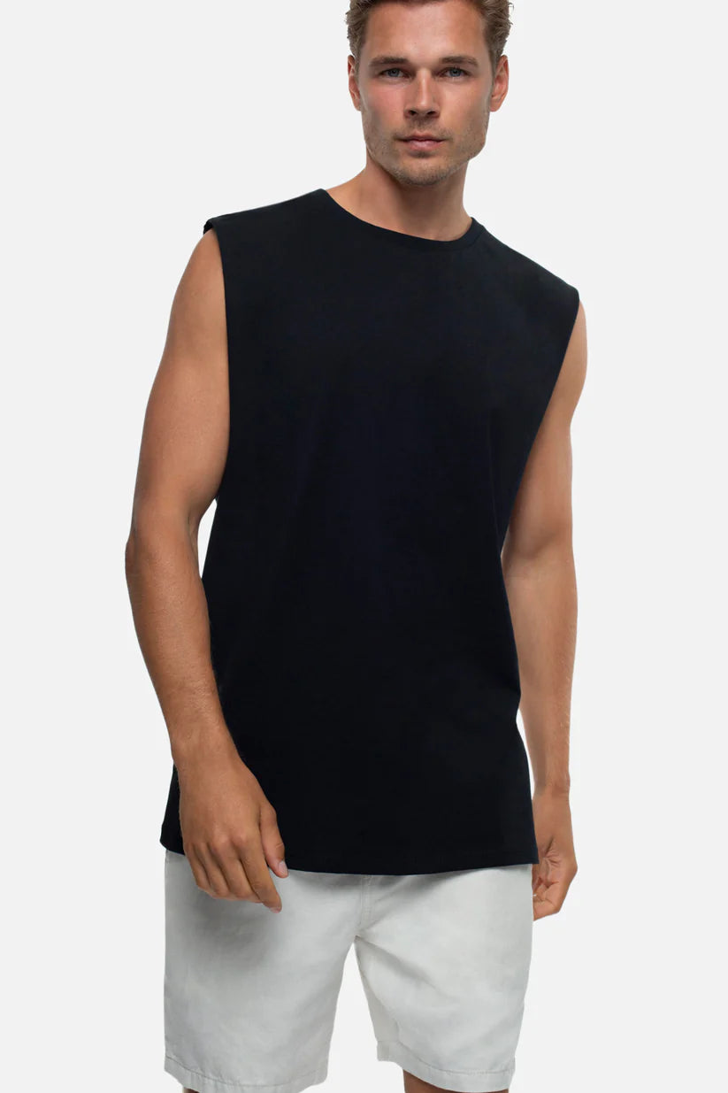 INDUSTRIE THE TRIPLE G SLEEVELESS BLACK