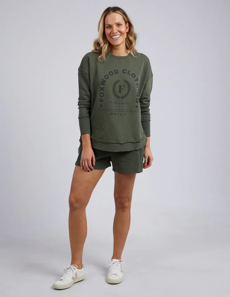 FOXWOOD MEDALION CREW KHAKI