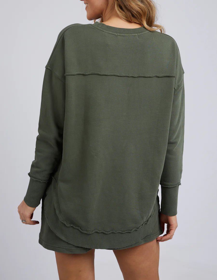 FOXWOOD MEDALION CREW KHAKI