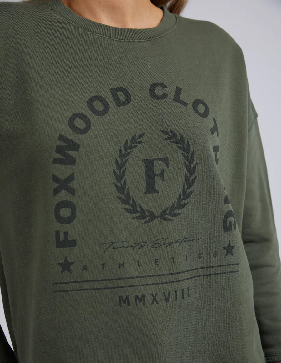 FOXWOOD MEDALION CREW KHAKI