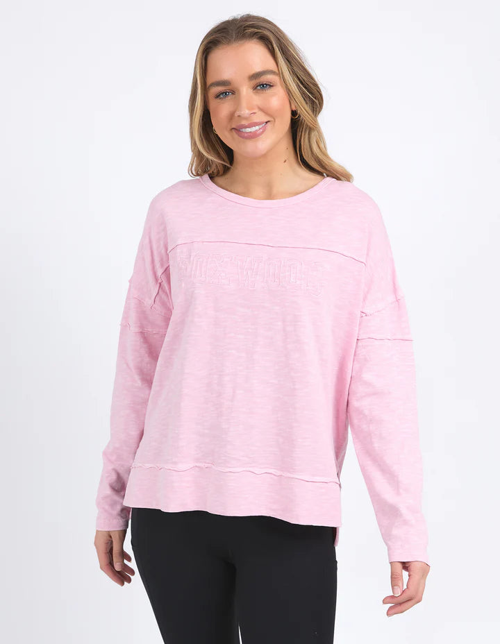FOXWOOD THROW ON TEE PINK