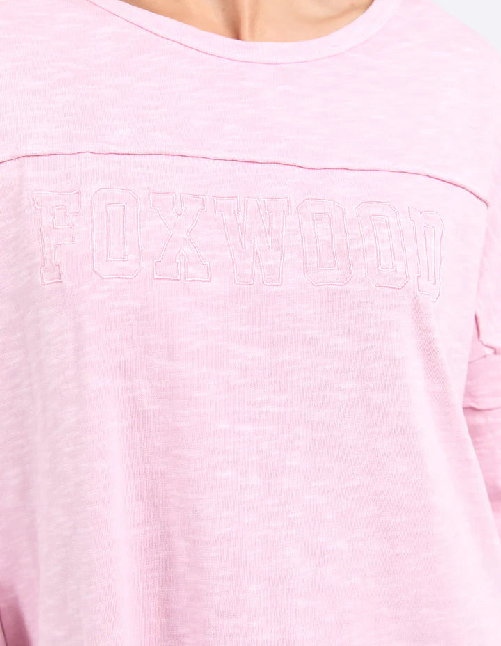 FOXWOOD THROW ON TEE PINK