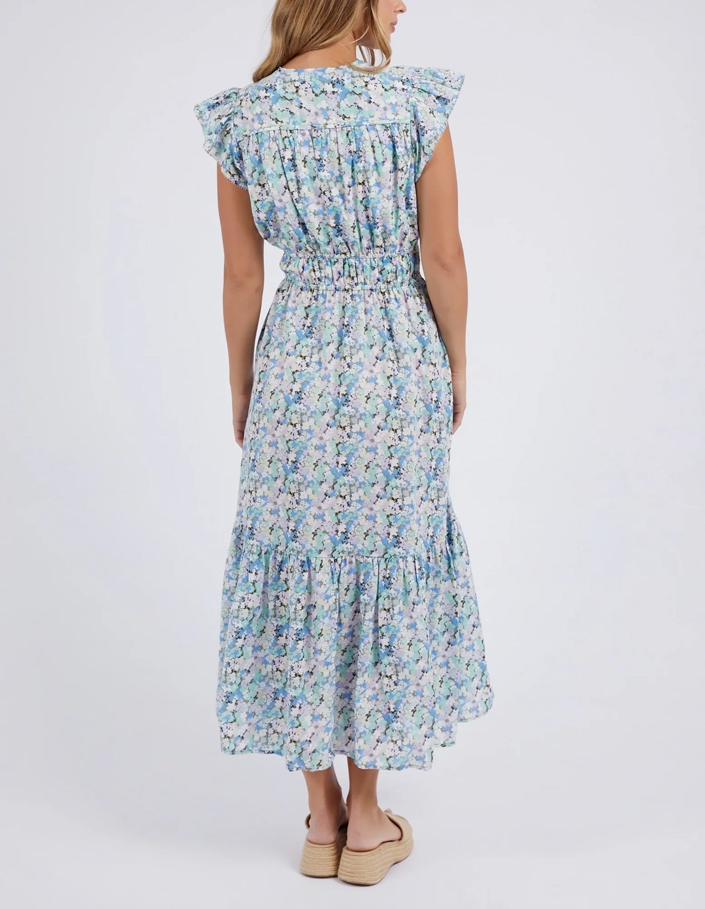FOXWOOD ROSETTE FLORAL DRESS