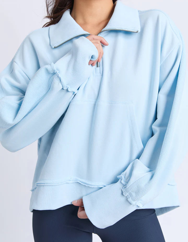 FOXWOOD SAILS ZIP CREW LIGHT BLUE