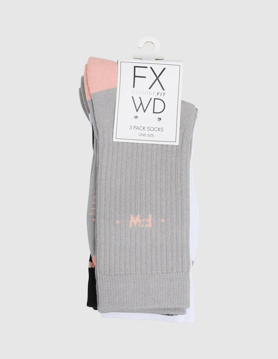 FOXWOOD MIXED TUBE SOCKS (3 PACK)