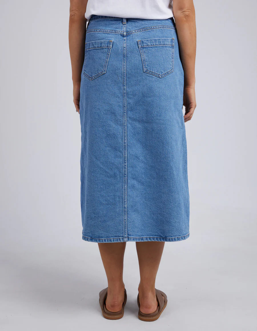 FOXWOOD SCOUT MIDI SKIRT LIGHT BLUE