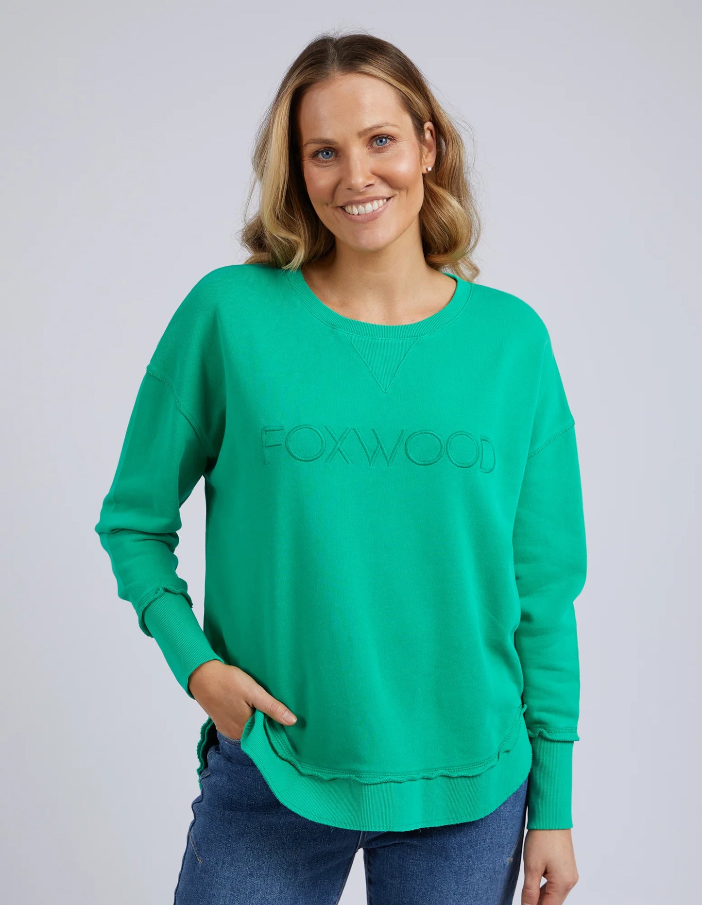 FOXWOOD SIMPLIFIED CREW BRIGHT GREEN