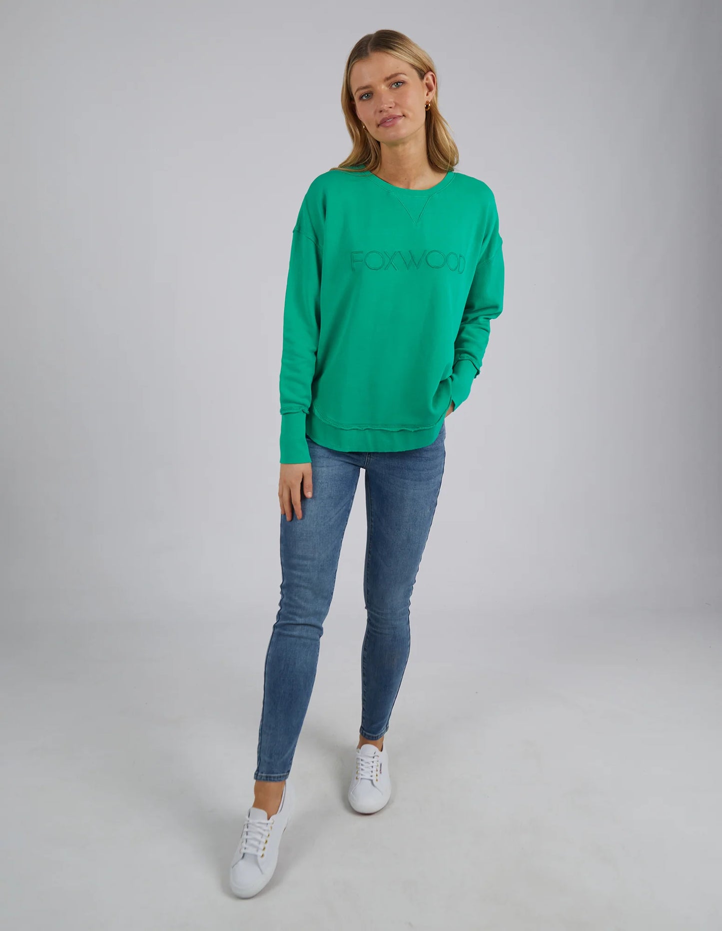 FOXWOOD SIMPLIFIED CREW BRIGHT GREEN