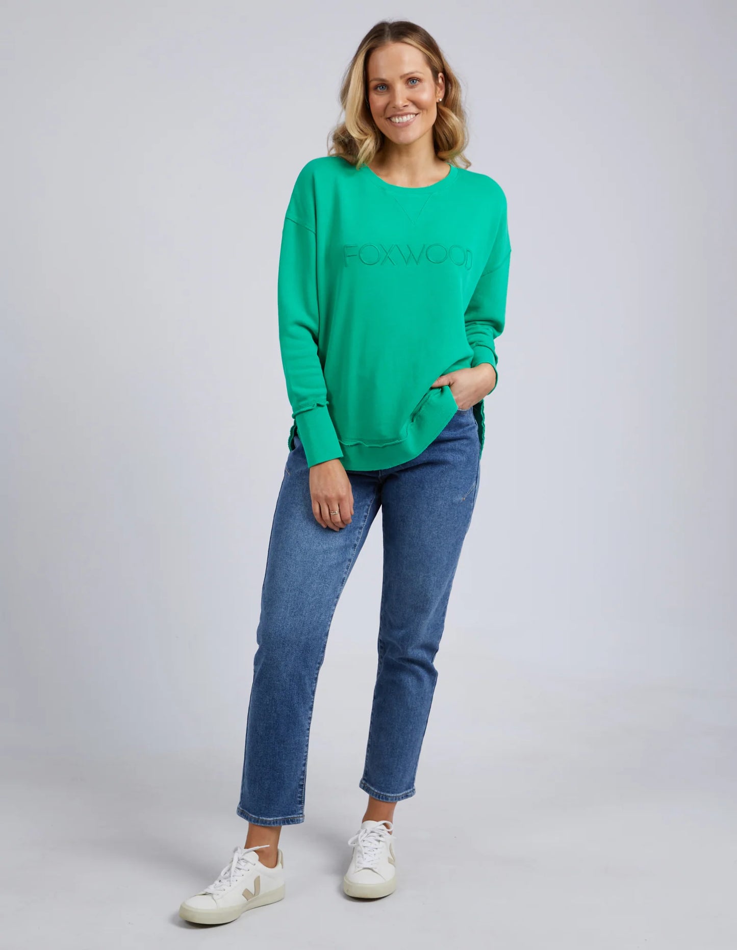 FOXWOOD SIMPLIFIED CREW BRIGHT GREEN