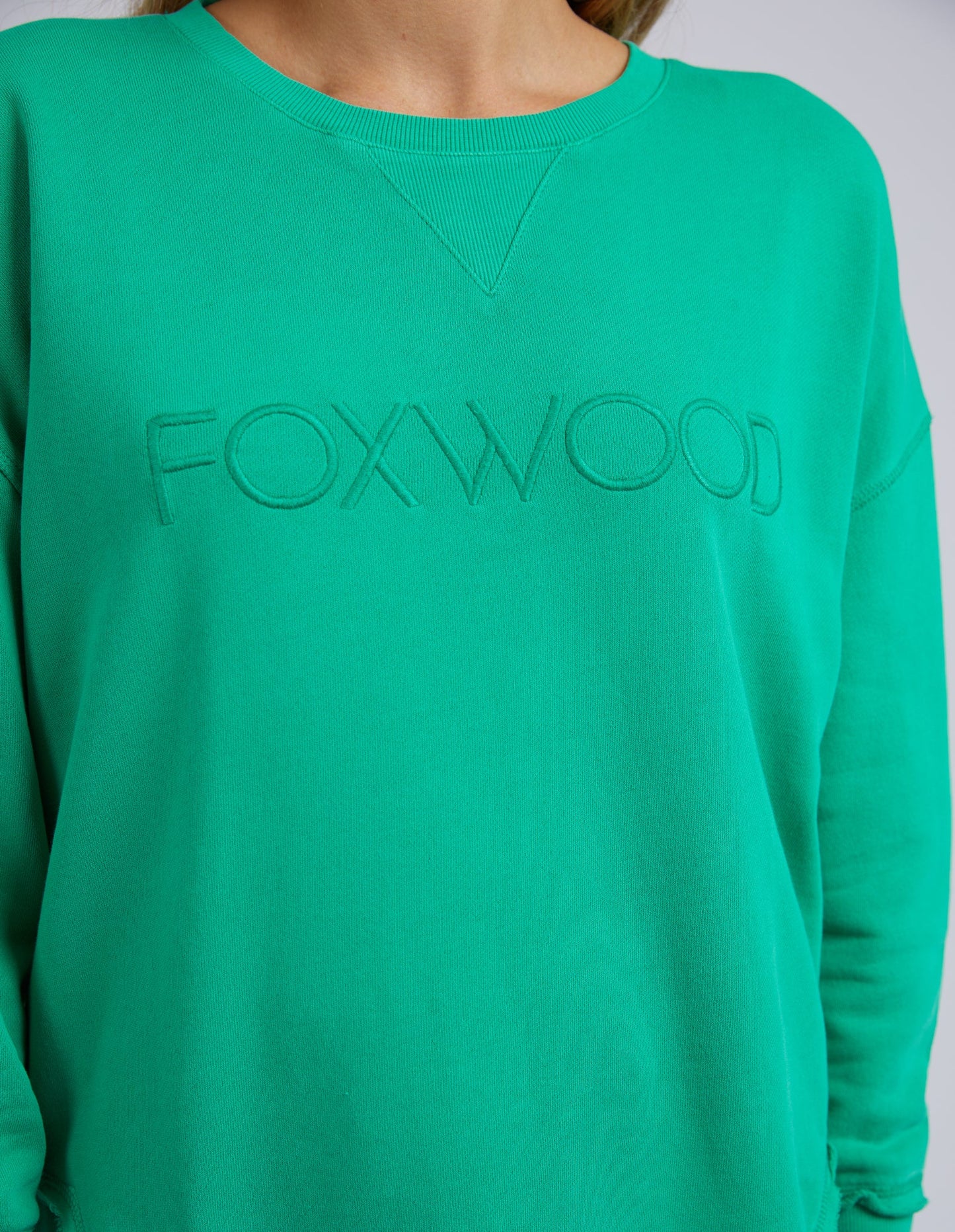 FOXWOOD SIMPLIFIED CREW BRIGHT GREEN