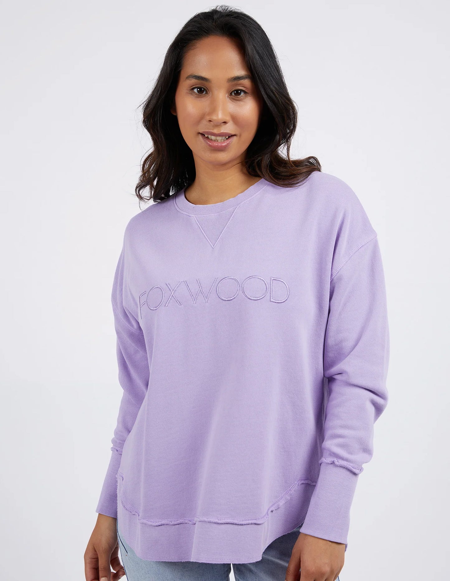 FOXWOOD SIMPLIFIED CREW LAVENDER