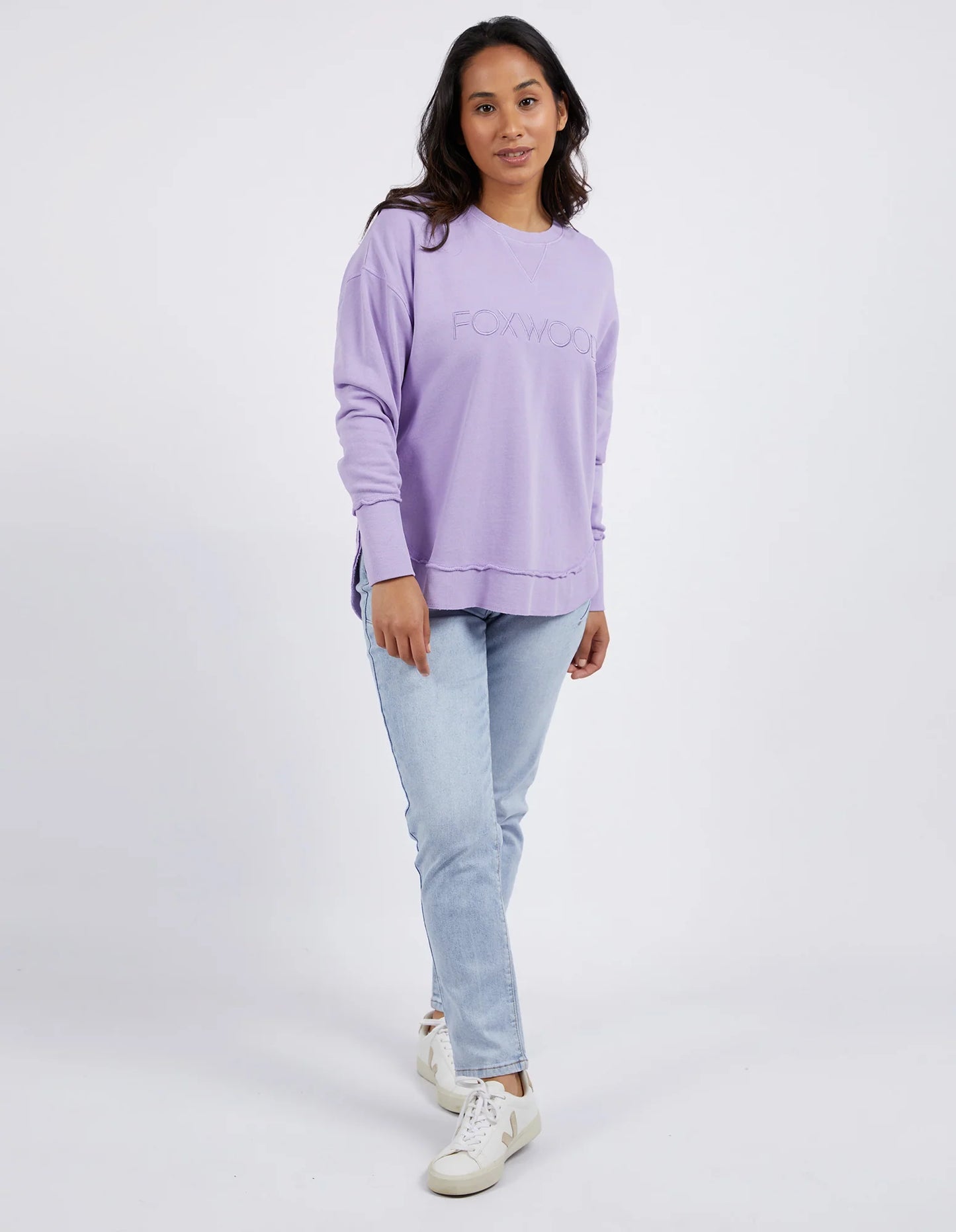 FOXWOOD SIMPLIFIED CREW LAVENDER