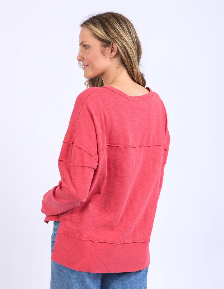 FOXWOOD JAYNE THROW ON TOP CAYENNE RED