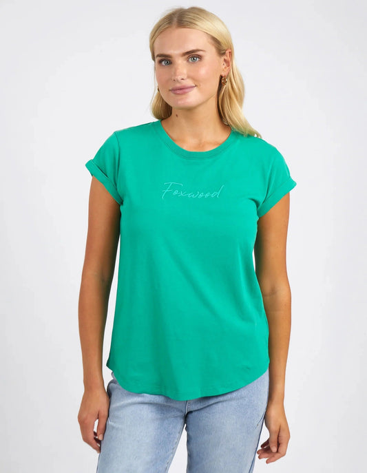 FOXWOOD SIGNATURE TEE GREEN