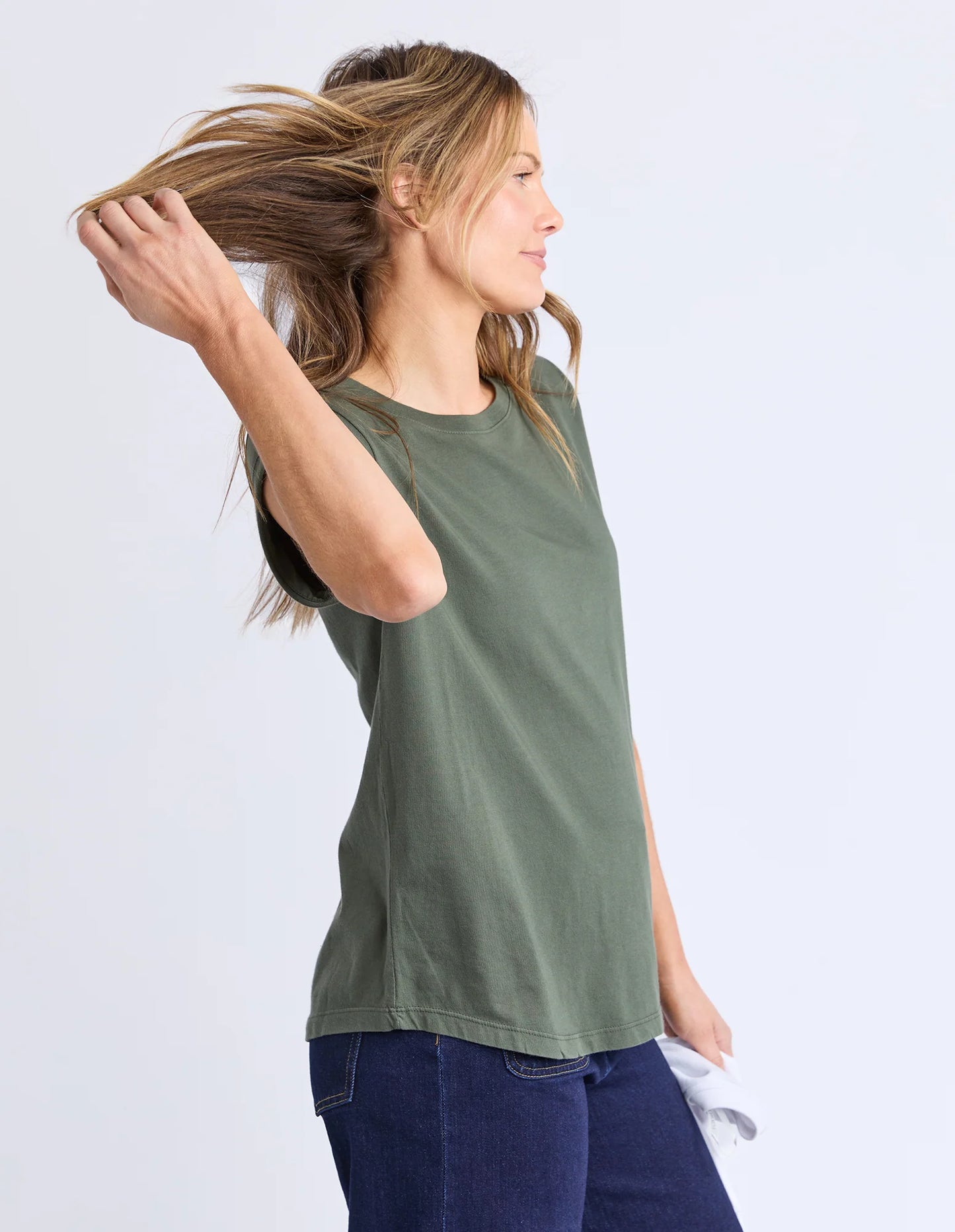 FOXWOOD MANLY TEE KHAKI