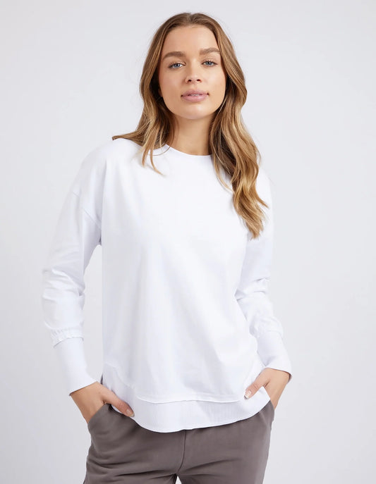 FOXWOOD FARRAH LONG SLEEVE WHITE