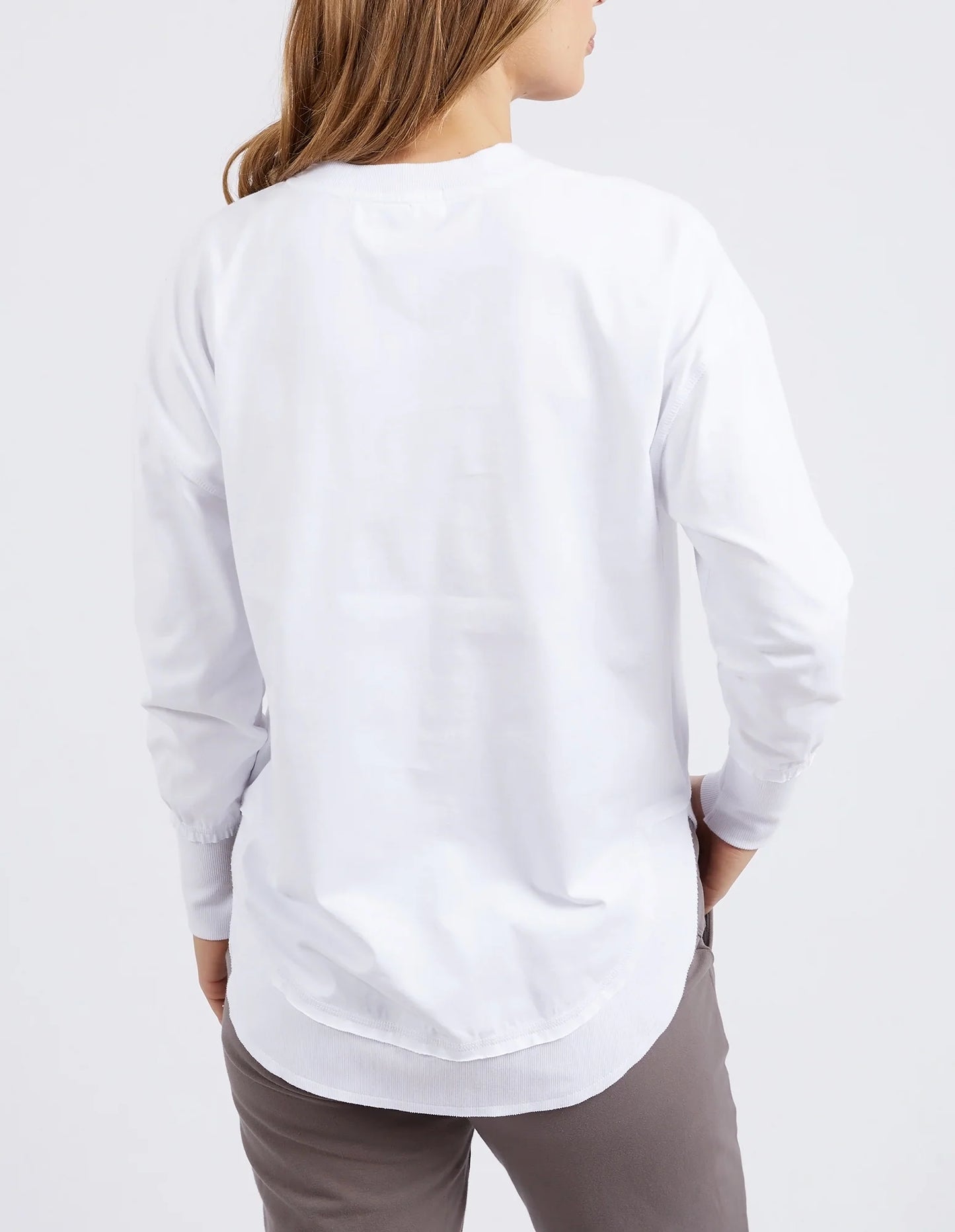 FOXWOOD FARRAH LONG SLEEVE WHITE