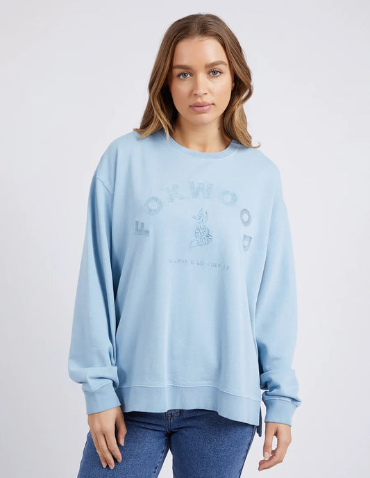 FOXWOOD EFFORTLESS CREW DUSK BLUE
