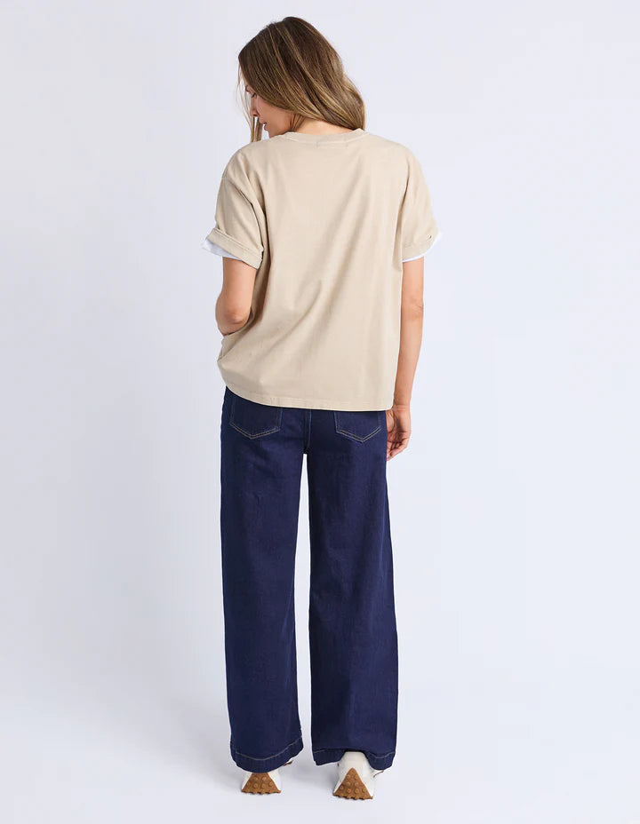 FOXWOOD HUNTLEIGH OVERSIZED TEE OAT