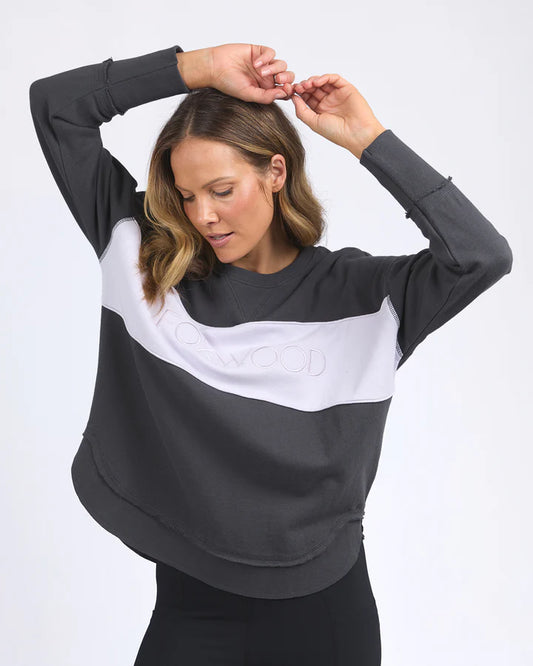 FOXWOOD SIMPLIFIED TONAL CREW COAL