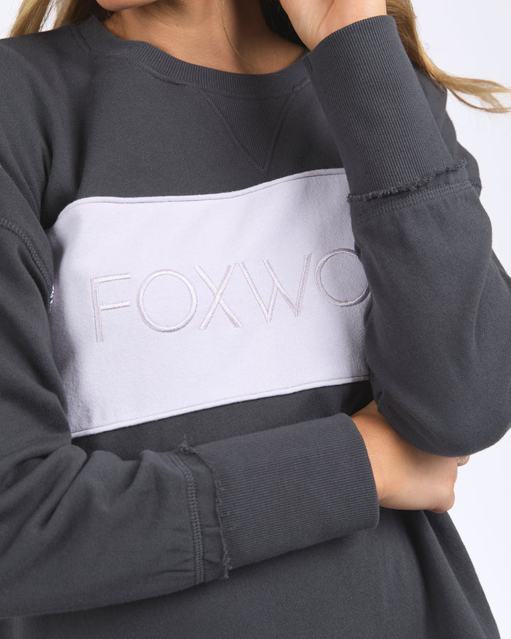 FOXWOOD SIMPLIFIED TONAL CREW COAL