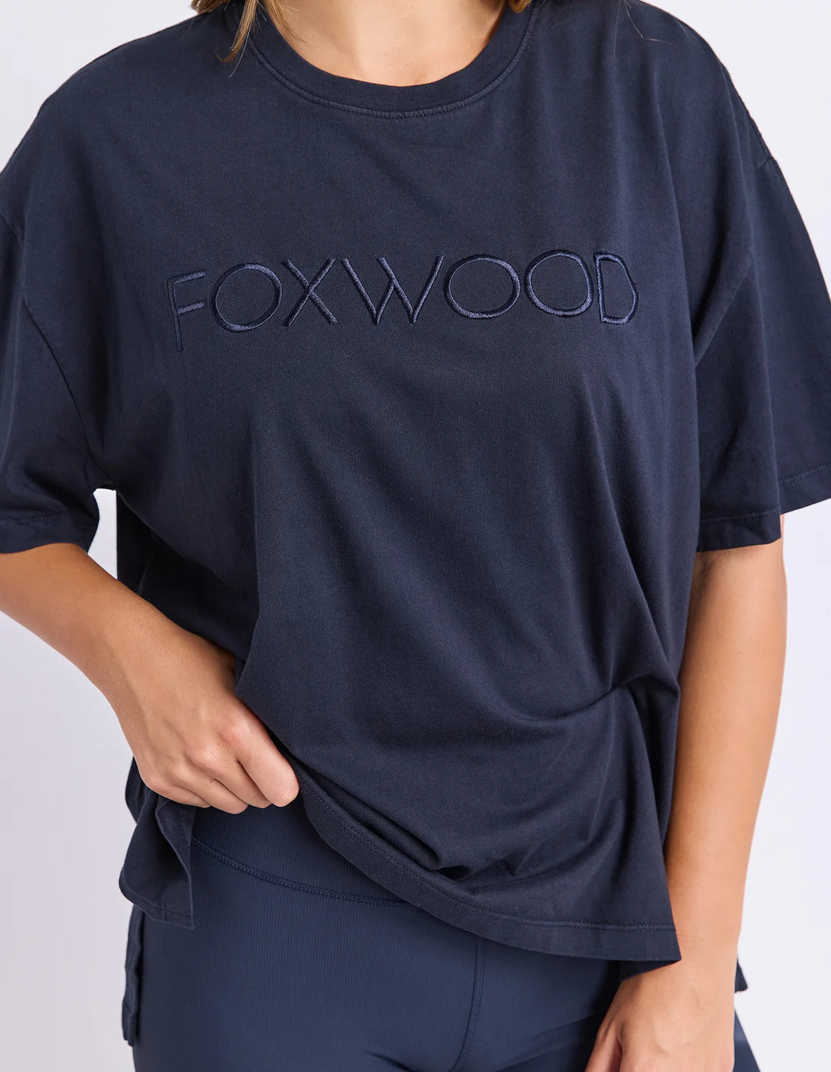 Foxwood Simplified Tee | Navy