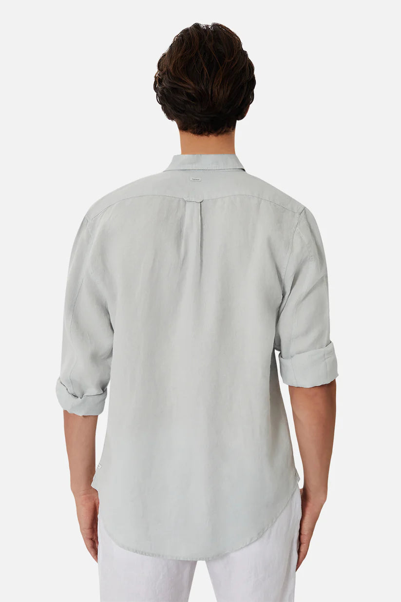 INDUSTRIE TENNYSON LINEN L/S CYAN