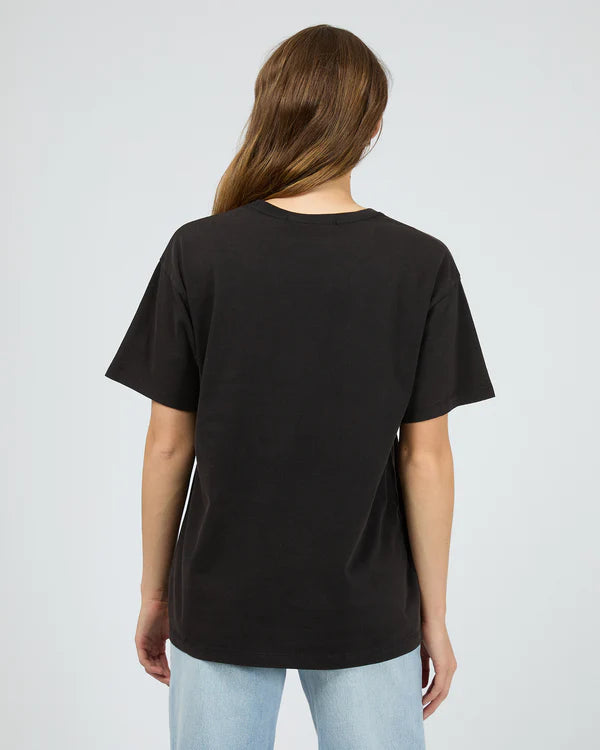 SILENT THEORY QUAINT TEE WASHED BLACK