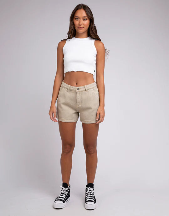 SILENT THEORY BRAVO CARGO SHORT BEIGE