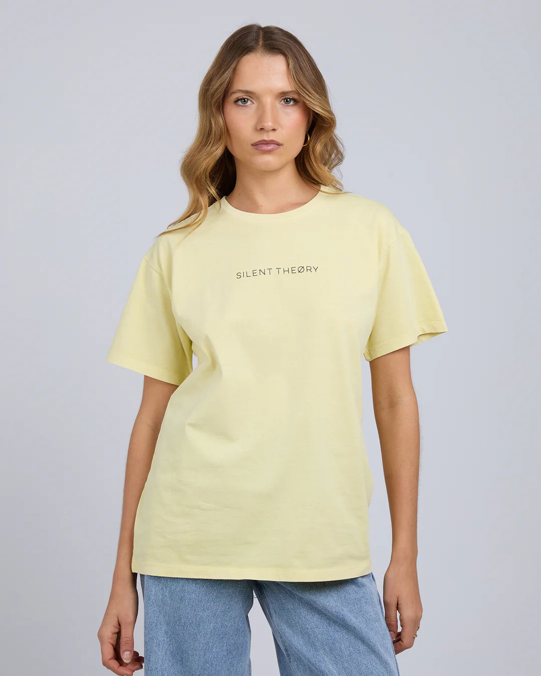 SILENT THEORY LOGO TEE LEMON