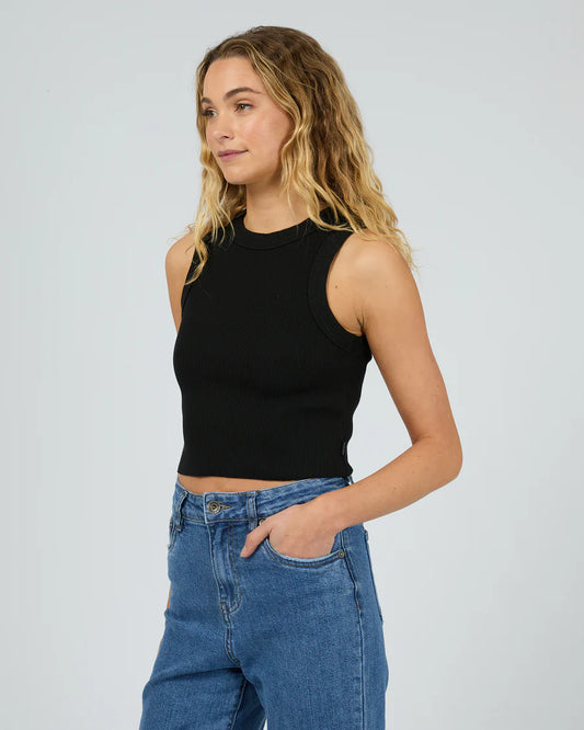 SILENT THEORY PIA TANK BLACK