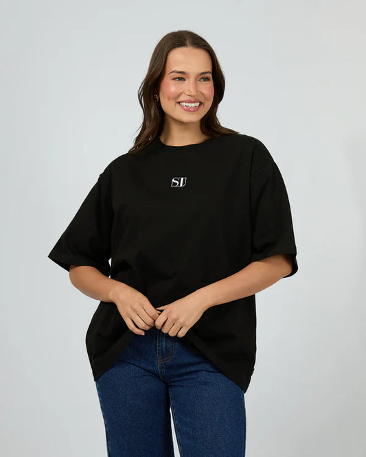 SILENT THEORY SILENT LUXE TEE BLACK