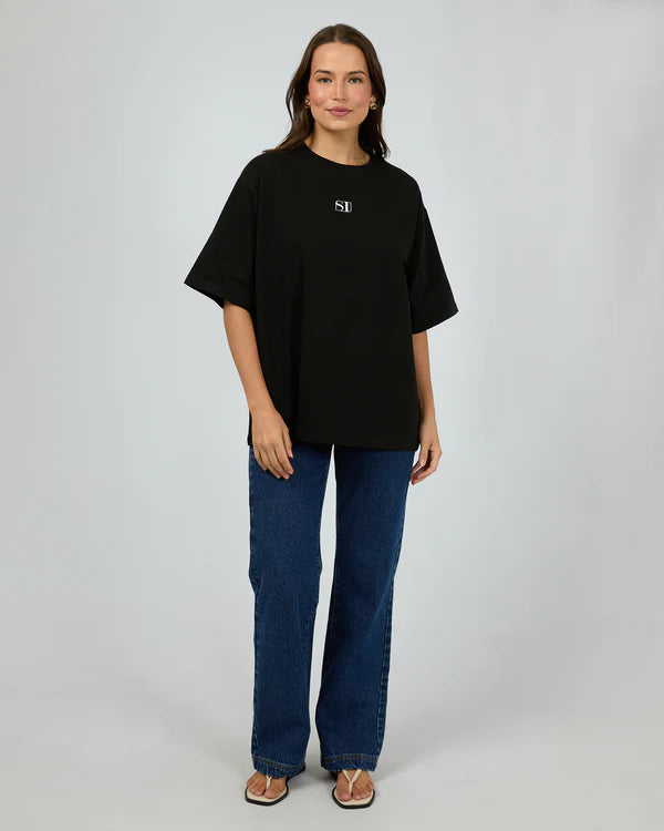 SILENT THEORY SILENT LUXE TEE BLACK
