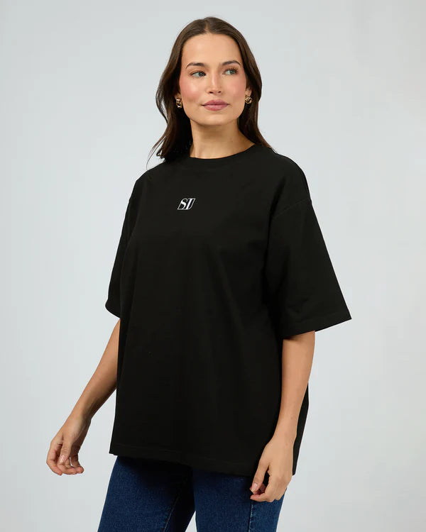 SILENT THEORY SILENT LUXE TEE BLACK