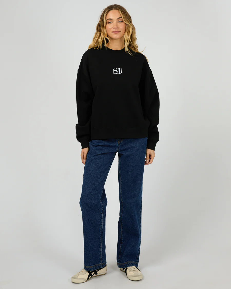 SILENT THEORY SILENT LUXE CREW BLACK
