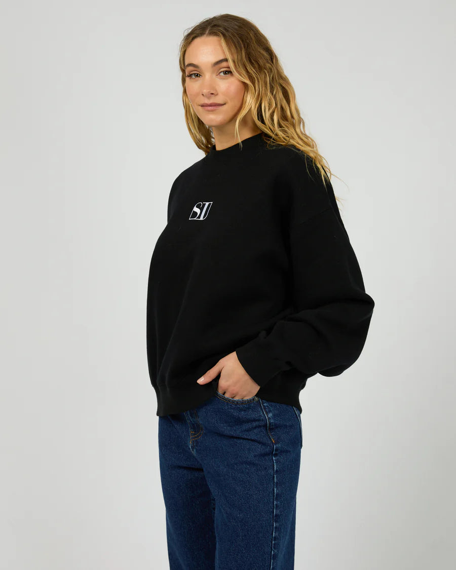 SILENT THEORY SILENT LUXE CREW BLACK