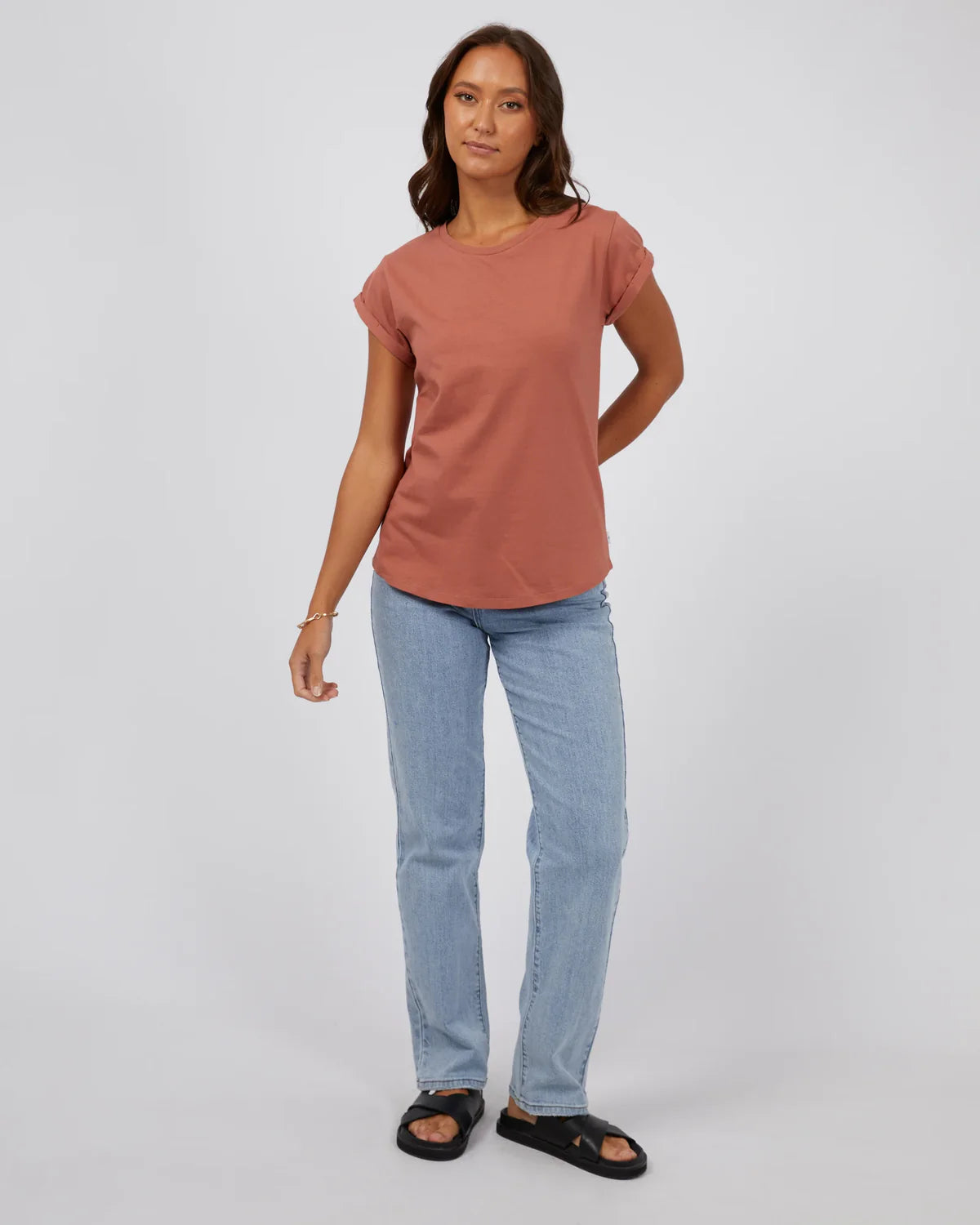 Silent Theory Lucy Turnback Tee Clay