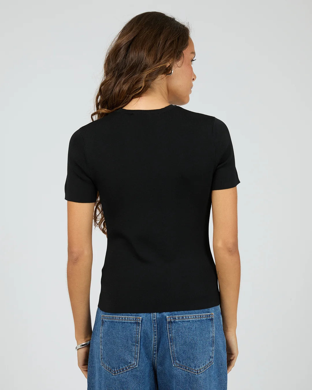 Silent Theory Ollie Knit Tee | Black