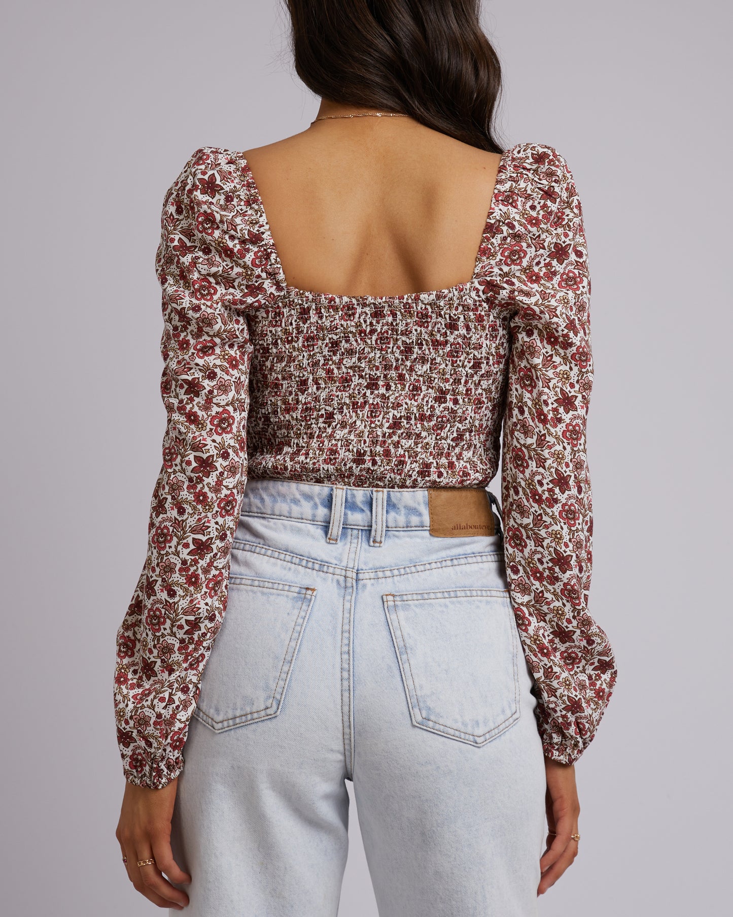ALL ABOUT EVE ELLE FLORAL TOP PRINT