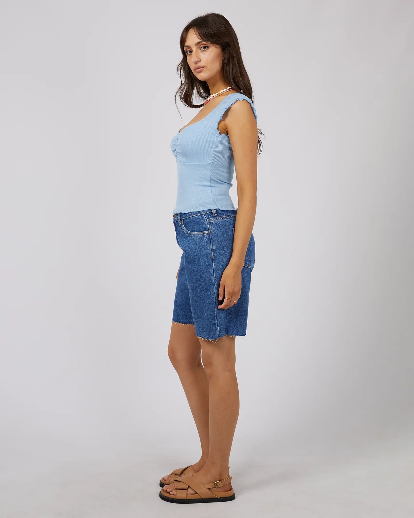 ALL ABOUT EVE BREE TEE BLUE