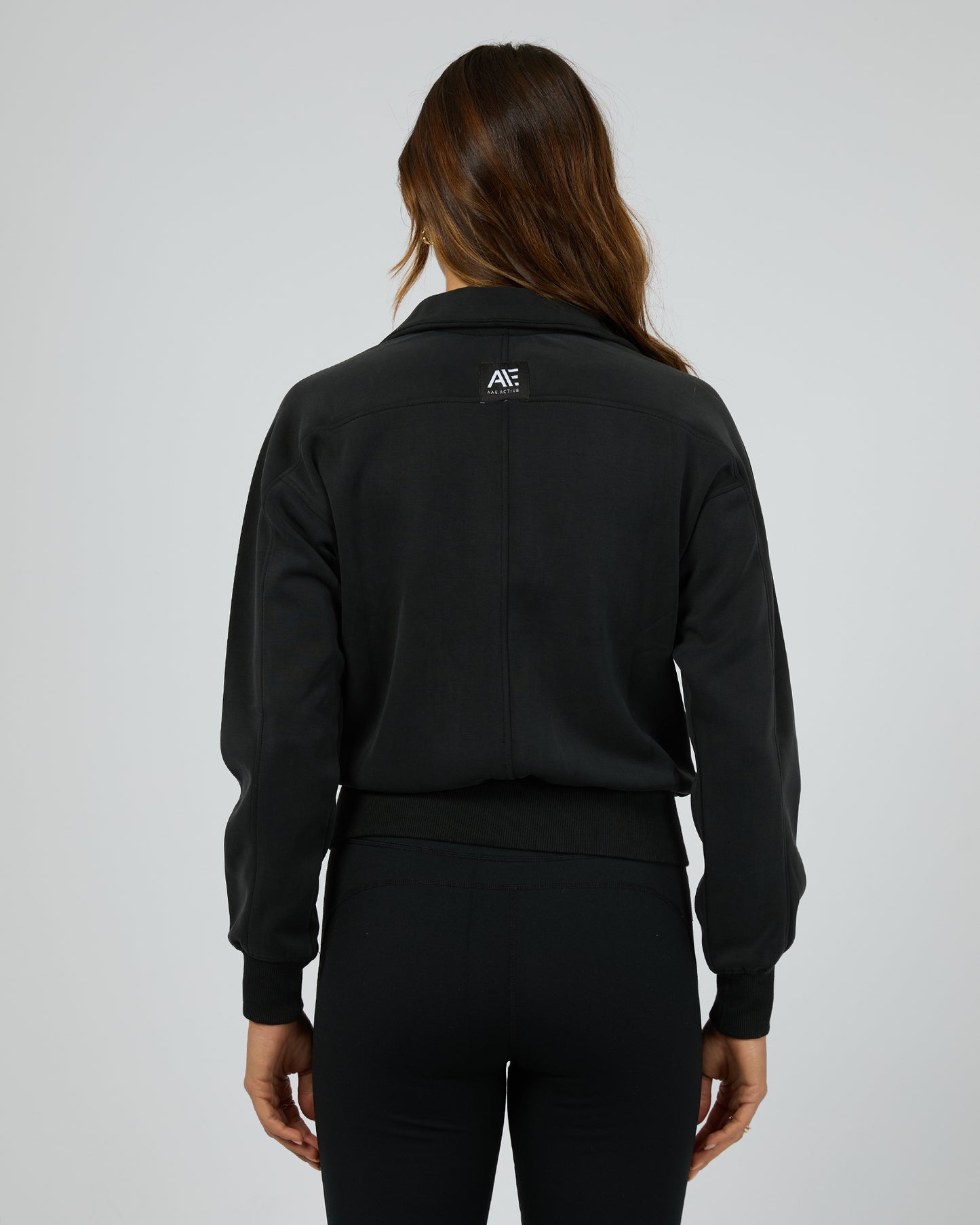 ALL ABOUT EVE LUXE ACTIVE ZIP THROUGH BLACK