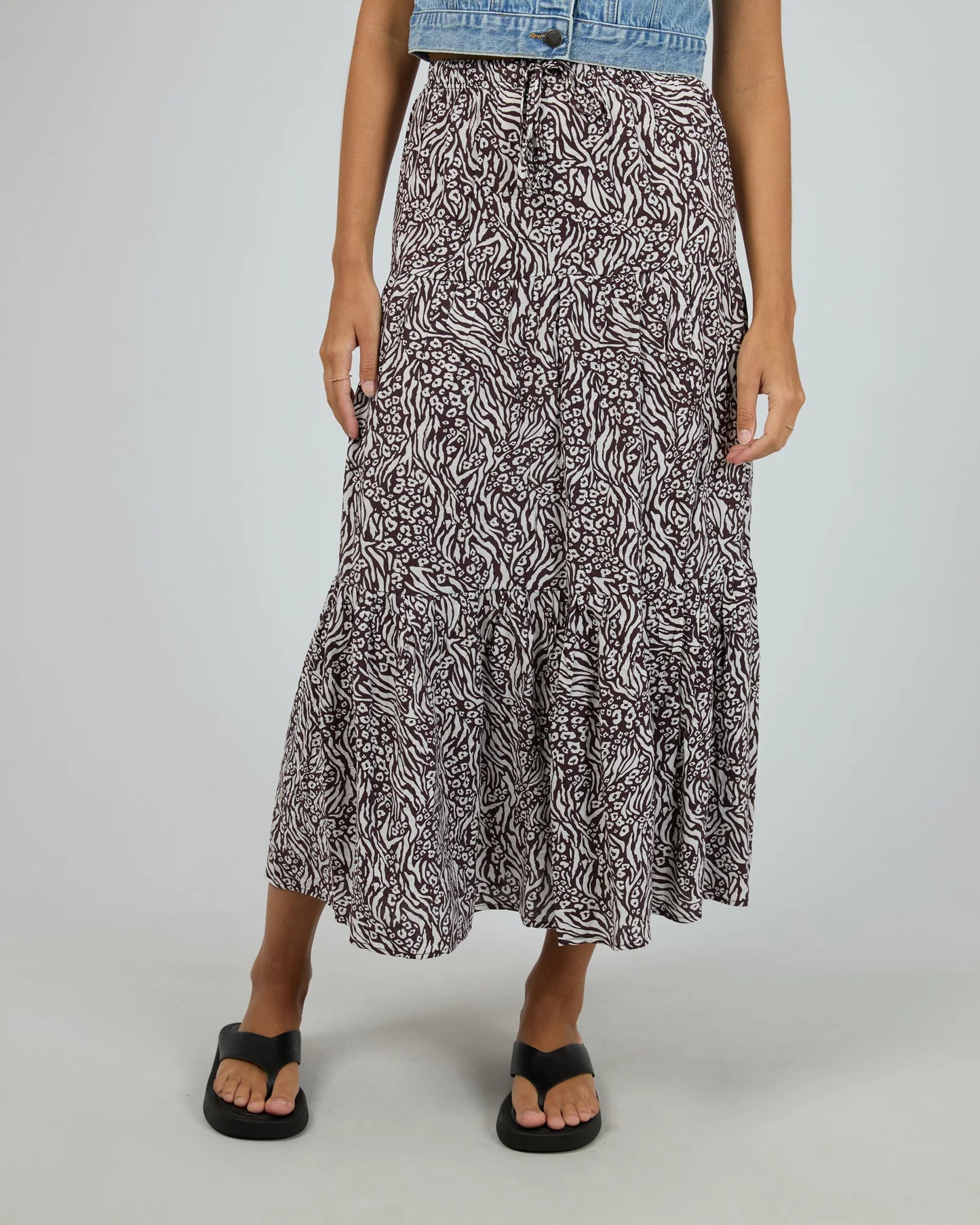 ALL ABOUT EVE MIKA MAXI SKIRT PRINT