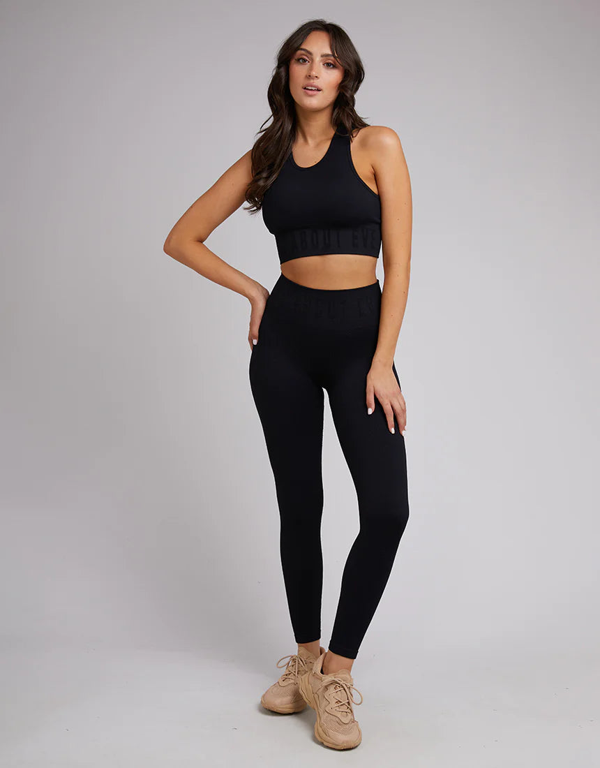 ALL ABOUT EVE REMI RIB LEGGING BLACK