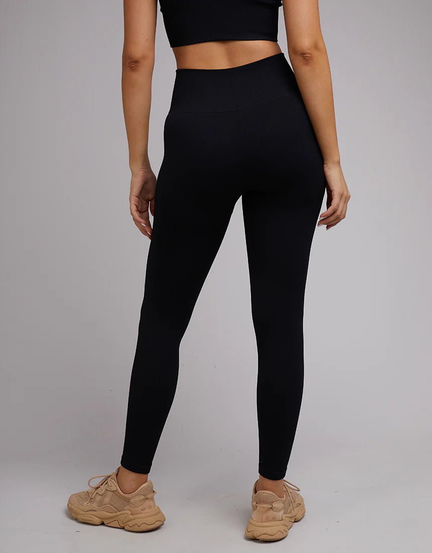ALL ABOUT EVE REMI RIB LEGGING BLACK