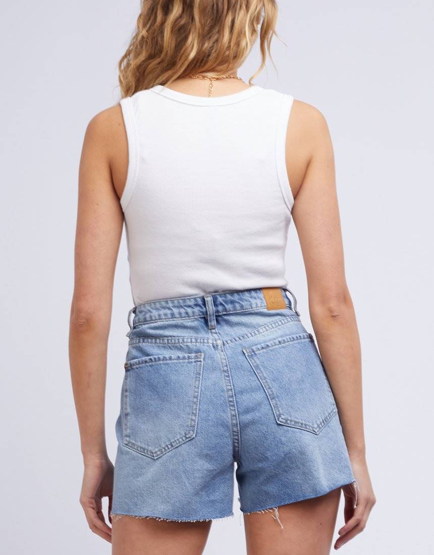 ALL ABOUT EVE MURPHY SHORT HERITAGE BLUE