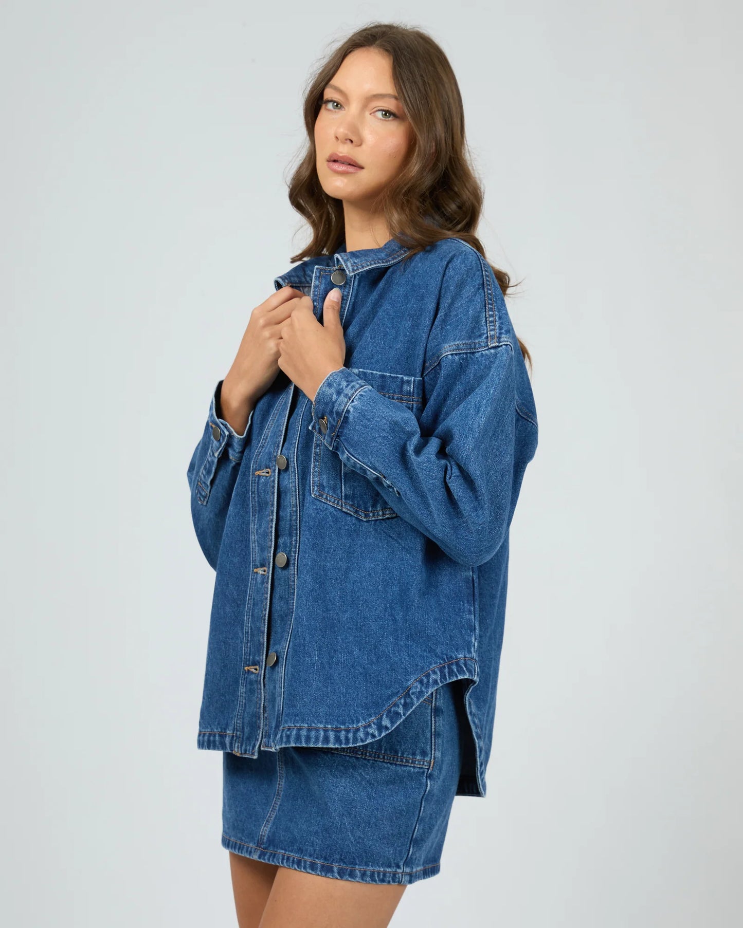 All About Eve Dale Shacket | Indigo
